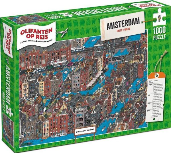 Puzzel Olifanten op Reis