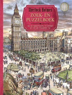 Sherlock Holmes zoek en puzzelboek